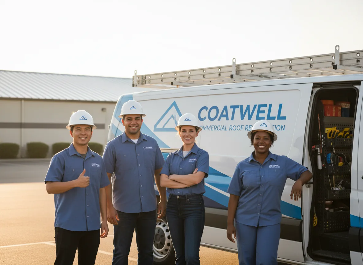 Commercial roof coating company in Hoisington, KS